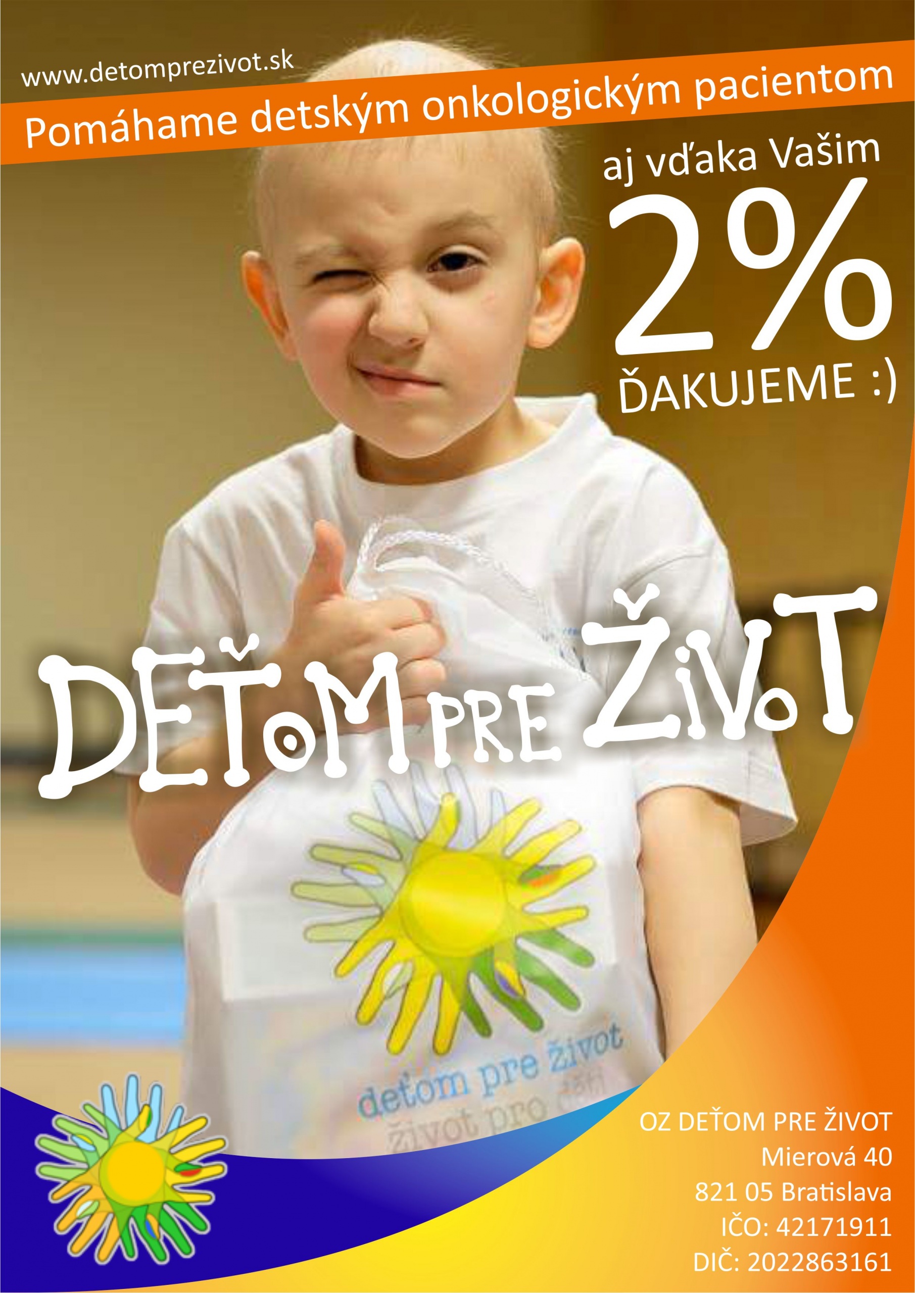 Venujte 2% svojích daní